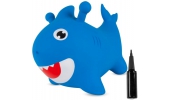 Skoczek Gumowy dla dzieci Rekin Baby Shark 62cm Niebieski do skakania z pompką. Sun Baby