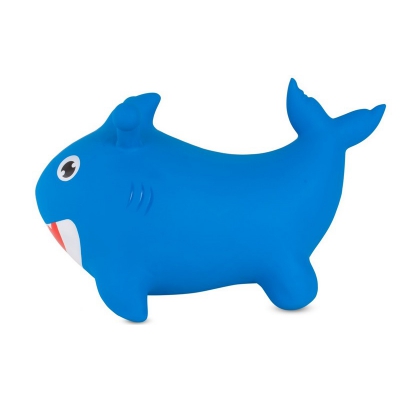 Skoczek Gumowy dla dzieci Rekin Baby Shark 62cm Niebieski do skakania z pompką. Sun Baby