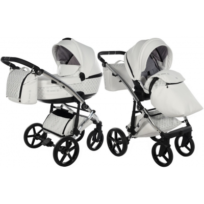 Tako Laret Imperial Wózek Dziecięcy 2w1 kolor 11 White+Silver