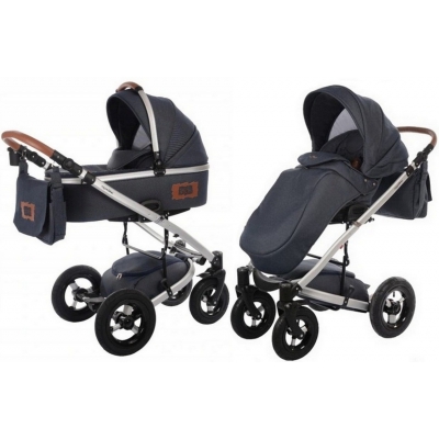 TAKO Wózek Max One Jeans Spacerówka + Gondola + Fotelik Gratis