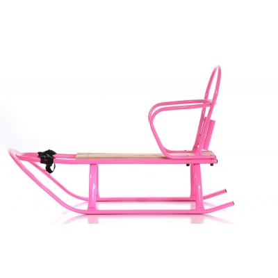 Sanki Dziecięce Linea z Pchaczem kolor Pink / TAKO