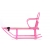 Sanki Dziecięce Linea z Pchaczem kolor Pink / TAKO