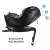 Fotelik Samochodowy NADO Lite 03 I-SIZE (40-105cm) Black Stone