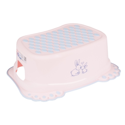 Podnóżek Antypoślizgowy "KRÓLICZKI" Różowy KR-006-104 Tega Baby