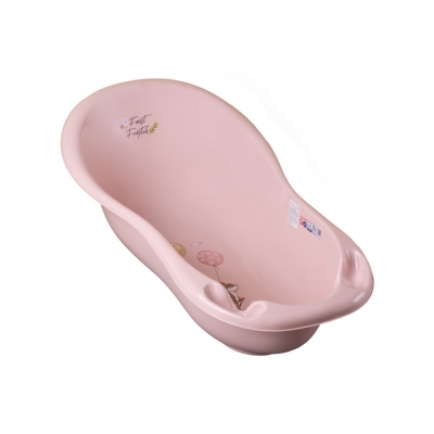 Wanienka Duża 102 cm LUX "LEŚNA OPOWIEŚĆ"  Jasno Różowa Tega Baby