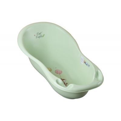 Wanienka Duża 102 cm LUX "LEŚNA OPOWIEŚĆ"  Jasno Zielona Tega Baby