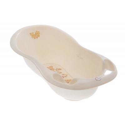 Wanienka Duża 102cm LUX MIŚ z Odpływem Beżowa / Tega Baby
