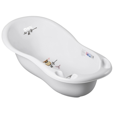 Wanienka Duża 102 cm LUX "SOWA" Szara Tega Baby / Plus Baby