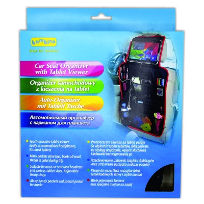 Organizer na Fotel Samochodowy z Kieszenią na Tablet Bambino / TopGal