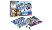 Gra planszowa Warcaby i Młynek, Paw Patrol 02798 Trefl
