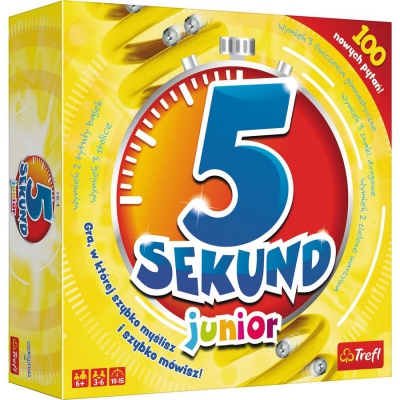 5 Sekund Junior Gra Planszowa 01779 / TREFL