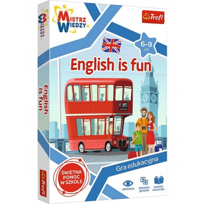 Gra Edukacyjna English is Fun. Mistrz Wiedzy 01954 Trefl