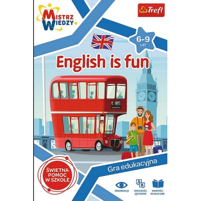 Gra Edukacyjna English is Fun. Mistrz Wiedzy 01954 Trefl