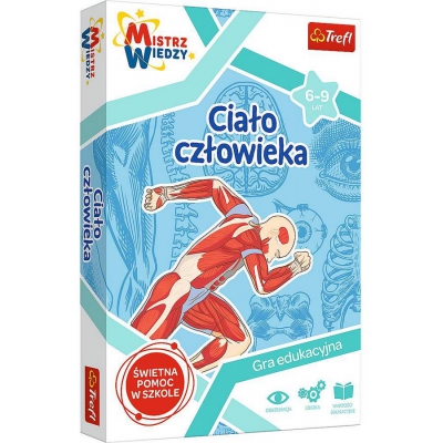 Gra Edukacyjna Ciało Człowieka. Mistrz Wiedzy 01957 Trefl