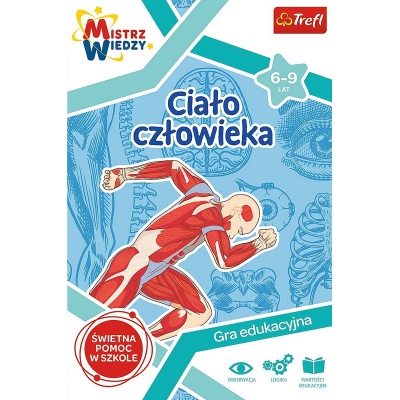 Gra Edukacyjna Ciało Człowieka. Mistrz Wiedzy 01957 Trefl