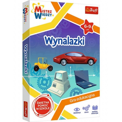 Gra Edukacyjna Wynalazki. Mistrz Wiedzy 01958 Trefl