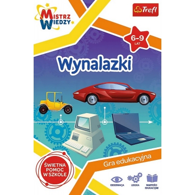 Gra Edukacyjna Wynalazki. Mistrz Wiedzy 01958 Trefl