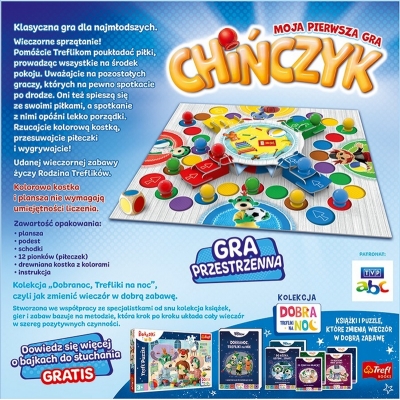 Chińczyk Moja Pierwsza Gra Rodzina Treflików 02056 / TREFL
