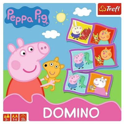 Gra Domino Świnka Peppa 02066 Trefl