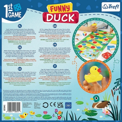 Funny Duck Pierwsza Gra Planszowa 02341 Trefl
