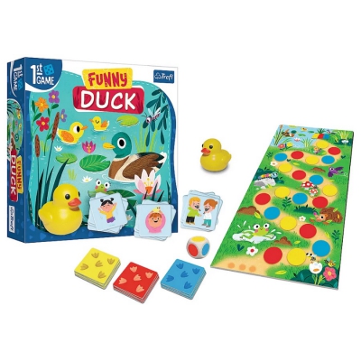 Funny Duck Pierwsza Gra Planszowa 02341 Trefl