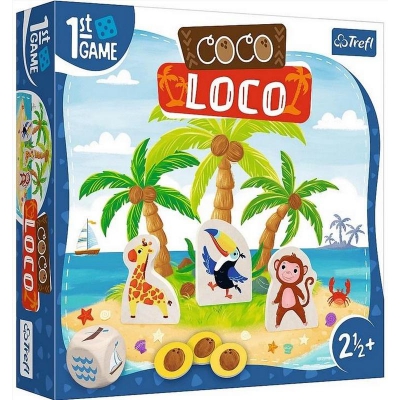 Coco Loco Pierwsza Gra Planszowa 02343 Trefl