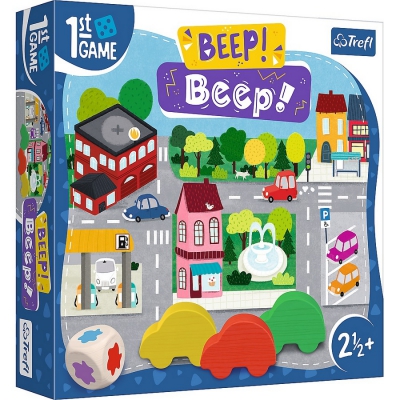 Beep Beep Pierwsza Gra Planszowa 02344 Trefl