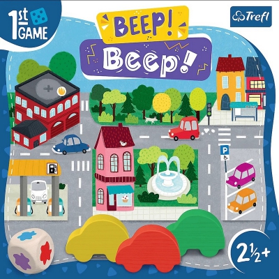 Beep Beep Pierwsza Gra Planszowa 02344 Trefl