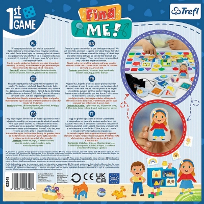 Find Me Pierwsza Gra Planszowa 02345 Trefl