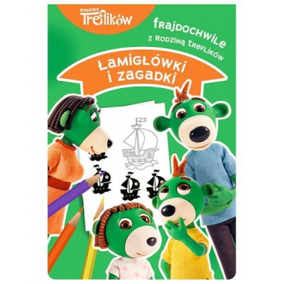 Frajdochwile z rodzinką Treflików. Łamigłówki i Zagadki 09031 TREFL