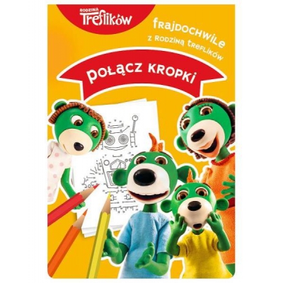Frajdochwile z rodzinką Treflików. Połącz Kropki 09048 TREFL