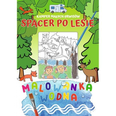 Kamper małych urwisów. Malowanka wodna. Spacer po lesie 09772 / TREFL