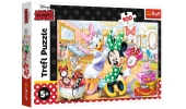 Puzzle 100 elementów - Minnie w salonie kosmetycznym 16387 / TREFL
