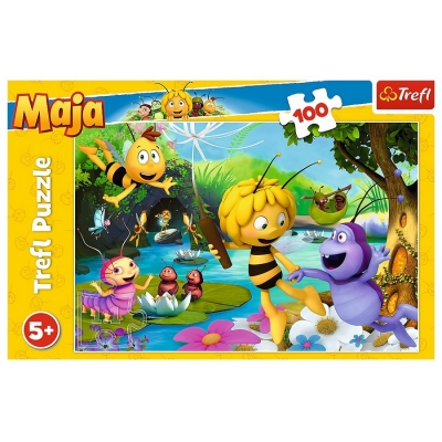 Puzzle 100 elementów - Pszczółka Maja i Przyjaciele 16361 / TREFL