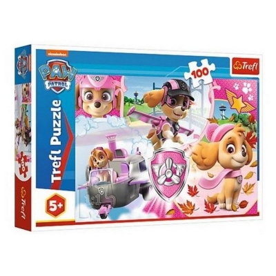 Puzzle 100 elementów - Psi Patrol Skye w Akcji 16368 TREFL