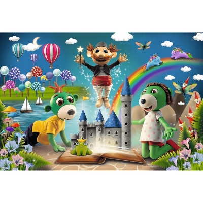 Puzzle 100 elementów - Bajkowy wieczór z Treflikami 16412 / TREFL