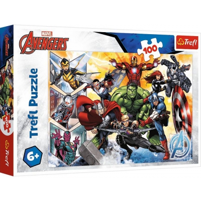 Puzzle 100 el. Siła Avengersów 16431 Trefl