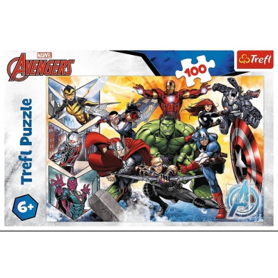 Puzzle 100 el. Siła Avengersów 16431 Trefl