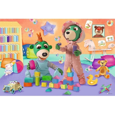 Puzzle Maxi 15 - Wesoły świat Bobasków - Dobranoc, Trefliki na noc 14332 / TREFL