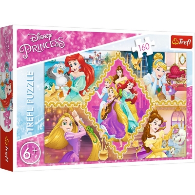 Puzzle 160 elementów - Przygody Księżniczek 15358 / TREFL