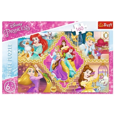 Puzzle 160 elementów - Przygody Księżniczek 15358 / TREFL