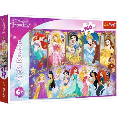 Puzzle 160 elementów - Portrety Księżniczek 15407 / TREFL