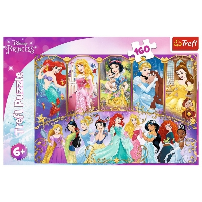 Puzzle 160 elementów - Portrety Księżniczek 15407 / TREFL