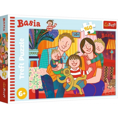 Puzzle 160 el. Poznaj Basię 15409 TREFL