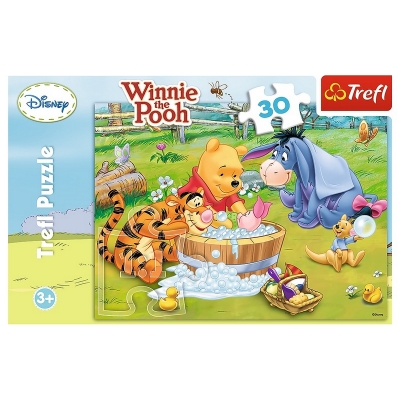 Puzzle 30 elementów - Kąpiel Prosiaczka 18198 TREFL