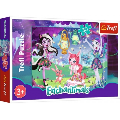 Puzzle 30 elementów - Magiczny świat Enchantimals 18236 TREFL