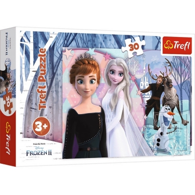 Puzzle 30 elementów - Magiczna Kraina Lodu 18275 TREFL