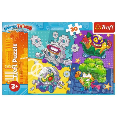 Puzzle 30 elementów SuperZings Superbohaterowie 18278 Trefl