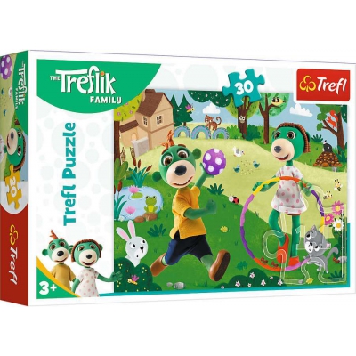 Puzzle 30 elementów Aktywny Dzień Treflików 18287 Trefl