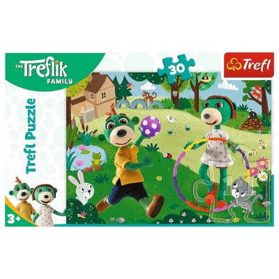 Puzzle 30 elementów Aktywny Dzień Treflików 18287 Trefl